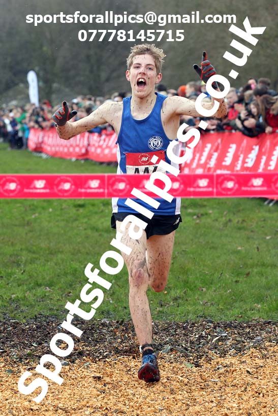 Junior boys, 2020 New Balance English Schools Champs., Sefton Park, Liverpool. Photo: David T. Hewitson/Sports for All Pics